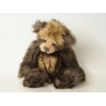 Charlie Bears Luca with two-tone brown mohair and jointed limbs CB614838A, 40cm tall.