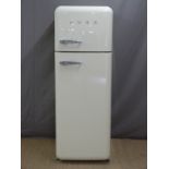 Retro style Smeg fridge freezer,