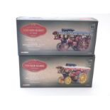 Two Corgi Vintage Glory of Steam limited edition 1:50 scale diecast model John Fowler & Co Leeds