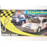 Scalextric model motor racing set World Rally C1048,