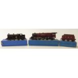 Two Hornby Dublo 00 gauge locomotives EDL17 Tank Locomotive 69567 and LMS 4-6-2 locomotive Duchess