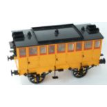 Hornby 3 ½ inch gauge Stevenson's Rocket live steam coach/carriage