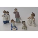 Five Nao child / baby figures