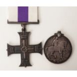 British Army WWI Military Cross awarded to Lieut.