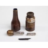 Heidsieck Monopole novelty pen and inkwell in the form of a Champagne bottle,