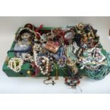 A collection of costume jewellery