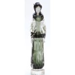Murano style glass figurine of a Japanese woman,