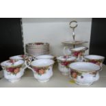 Royal Albert Old Country Roses part tea service