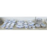 Coalport Revelry pattern dinner and tea ware, mostly six place setting,