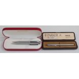 Boxed Sheaffer ballpoint pen and propelling pencil set,