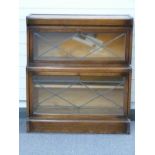 Two Globe Wernicke style bookcases,