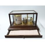 Gluck Barograph and Recorder Co Ltd barograph with drawer below