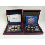 Royal Mint Executive proof coin sets for 2004 and 2005,