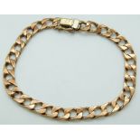 A 9ct gold bracelet, 16.