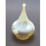 Art Nouveau style glass lampshade,