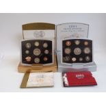 Royal Mint Executive proof coin sets for 2003 Golden Jubilee and 2001 commemorating the Victorian