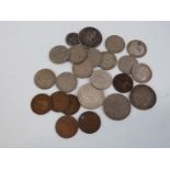 George V silver coinage including three rocking horse crowns, three half crowns 1913, 1911, 1922,