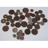 An interesting collection of 18th, 19th and early 20thC overseas coinage, to include USA, France,