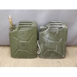Two jerry cans,