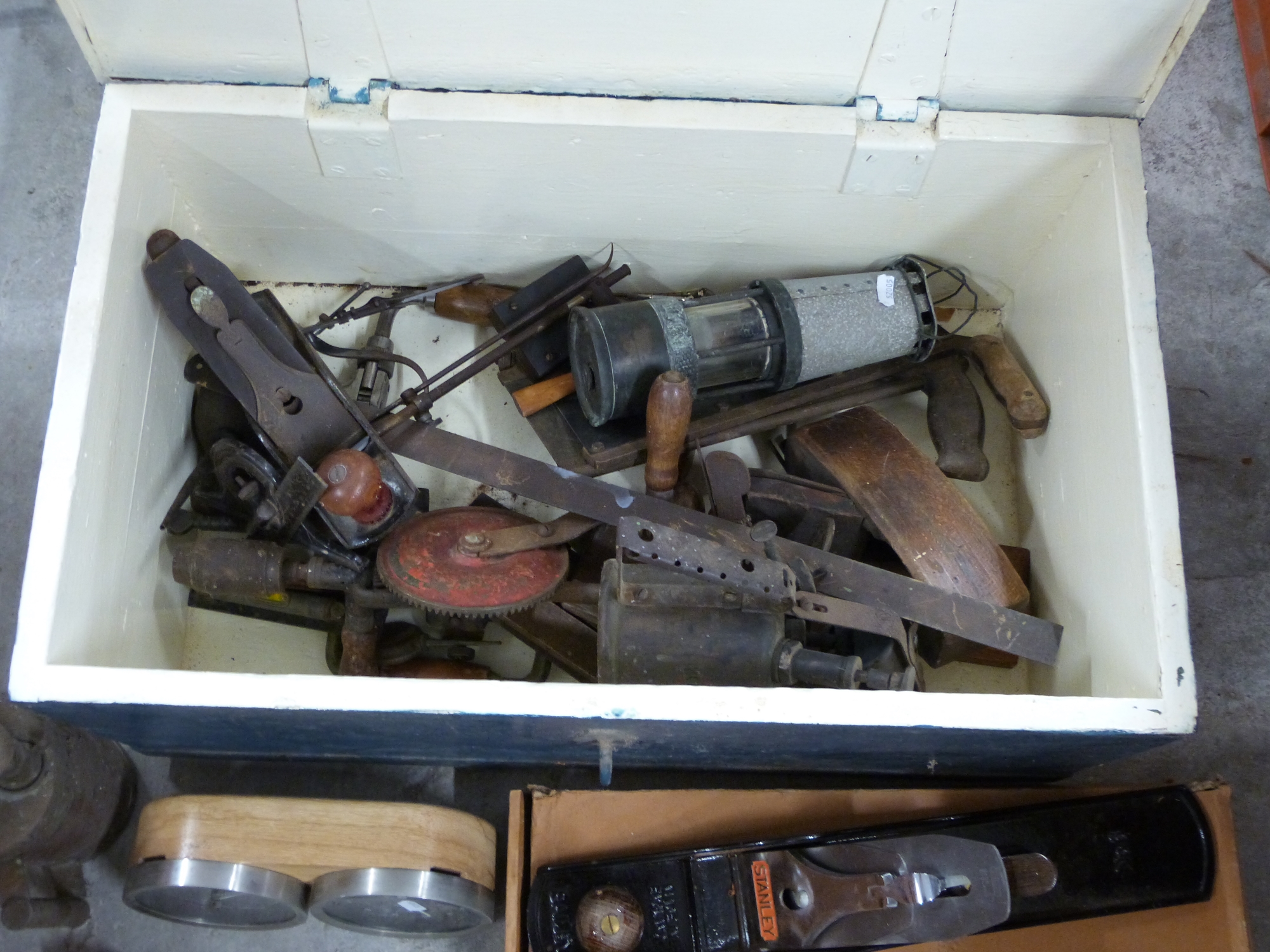 A quantity of tools including boxed Stanley No 6 plane, Record 043 plough plane, - Image 2 of 2