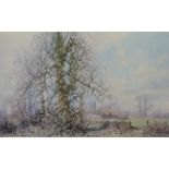 David Shepherd signed print,'This England', with blind stamp,