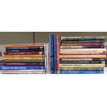 Approximately 35 railway books including LMS locomotives and local Gloucestershire interest