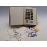 Kingston album of GB QEII stamps and a quantity of mint Machin corner blocks showing cylinder