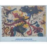 Jackson Pollock Scottish National Gallery of Modern Art framed poster,