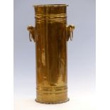 Large brass stick stand,
