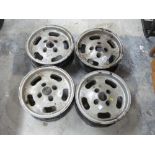 Set of four Cosmic alloy wheels marked 5 1/2 x 13 Mk6,