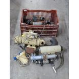 A quantity of marine spares including many heat exchangers