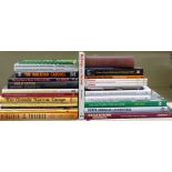 Approximately 25 mainly American railway/railroad interest books including Rio Grande narrow gauge,