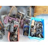 Two 1600E Ford Cortina gearboxes and a large quantity of parts