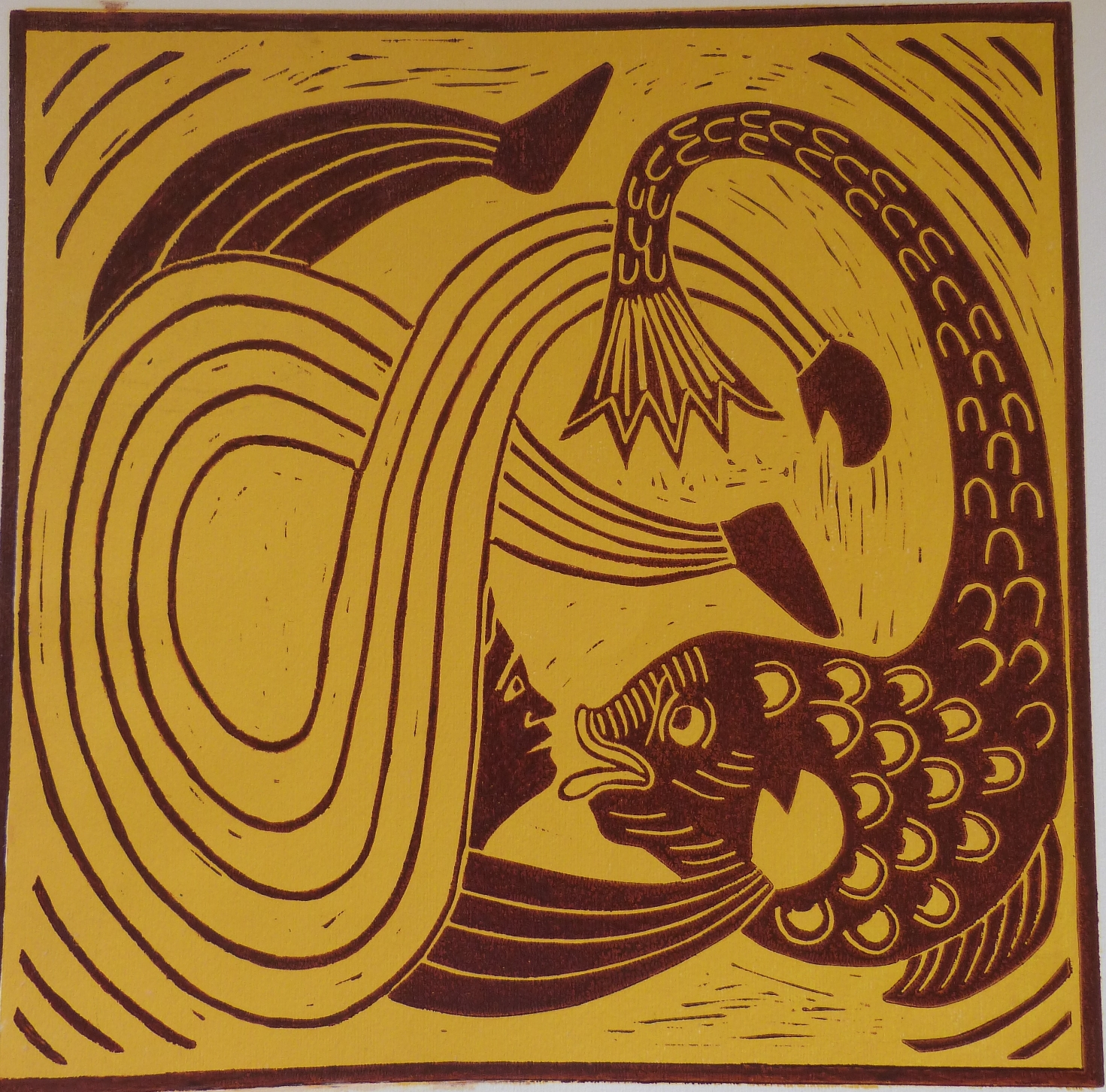 Cilla Lloyd three signed artist's proof abstract prints The Fall, The Stiltman and The Fish, - Image 8 of 10