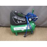 S I P Airmate 2hp air compressor and accessories