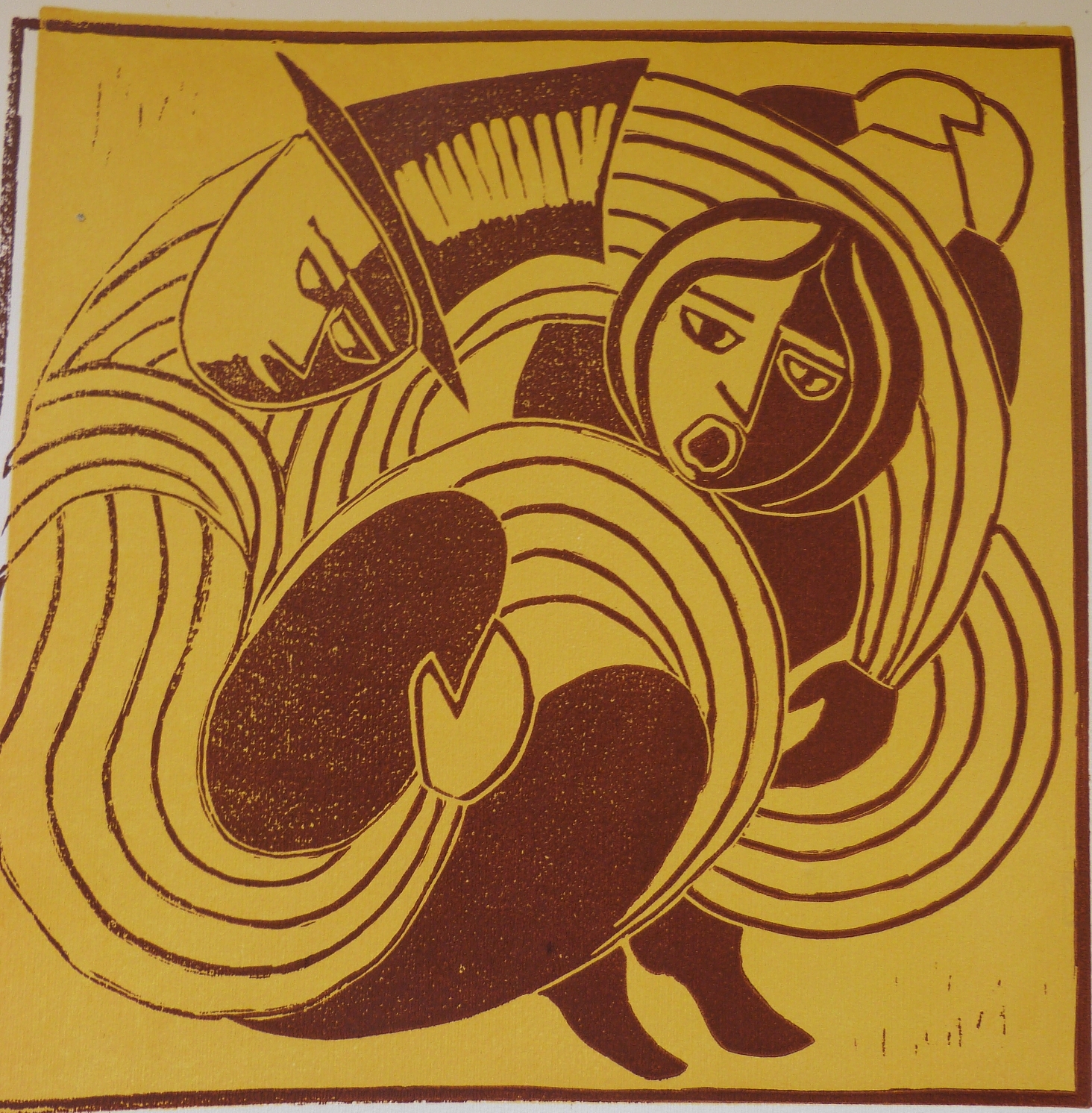 Cilla Lloyd three signed artist's proof abstract prints The Fall, The Stiltman and The Fish, - Image 7 of 10