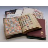 Eight albums and stockbooks of GB Commonwealth and foreign stamps,