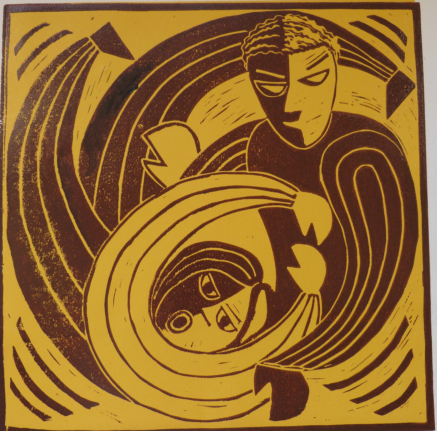 Cilla Lloyd three signed artist's proof abstract prints The Fall, The Stiltman and The Fish, - Image 5 of 10