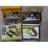 Boxed Stanley planes inc Stanley 4 4½,