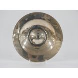 Modern feature hallmarked silver bowl, London 1997 maker Comyns of London, diameter 17cm, 265g