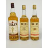 Three bottles of Bell's Scotch Whisky comprising two extra special 75cl and one original 1L, all 40%