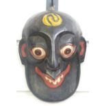 A 19thC / 20thC African tribal mask, height 18cm