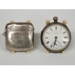 J G Graves Sheffield Express English lever hallmarked silver cased pocket watch together with an