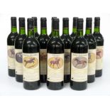 Twelve bottles of Dame Emeline Corbieres French red wine with Racing Fine Wines Limited horse racing