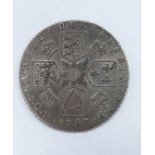 1787 George III sixpence with semee of hearts, VF