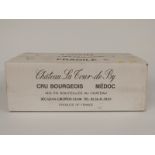 Box of 12 bottles Chateau La Tour de By 2000 Medoc Bordeaux, 75cl, 13% vol