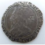 Charles I sixpence, 1625-27, mullet mint mark
