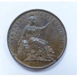 George IV 1821, first bust, first reverse sixpence, unc