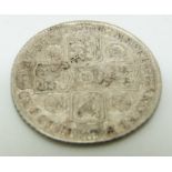 George II one shilling 1743/7 GF S3702