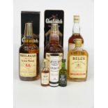 Six bottles of whisky including pure malt, comprising Haig 75cl 40% vol, two Whyte & Mackay